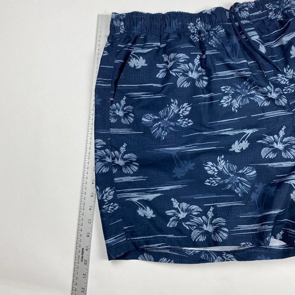 NEW Ocean Pacific OP Swim Trunks Shorts Mens XL 46-48 Floral Tropical - Picture 8 of 10